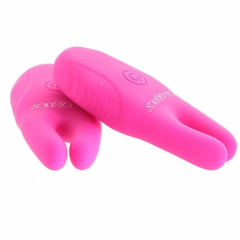 Vibrators | Remote Silicone Nipple Clamps In Pink Bondage Bondage