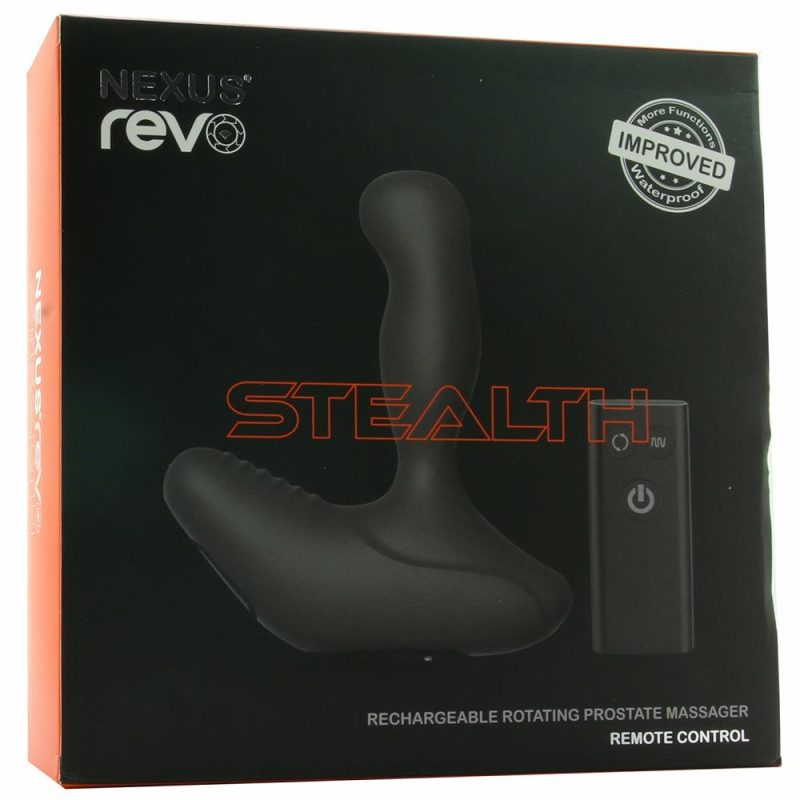 Vibrators | Revo Stealth Rotating Remote Prostate Massager In Black Anal Sex Toys Anal Sex Toys