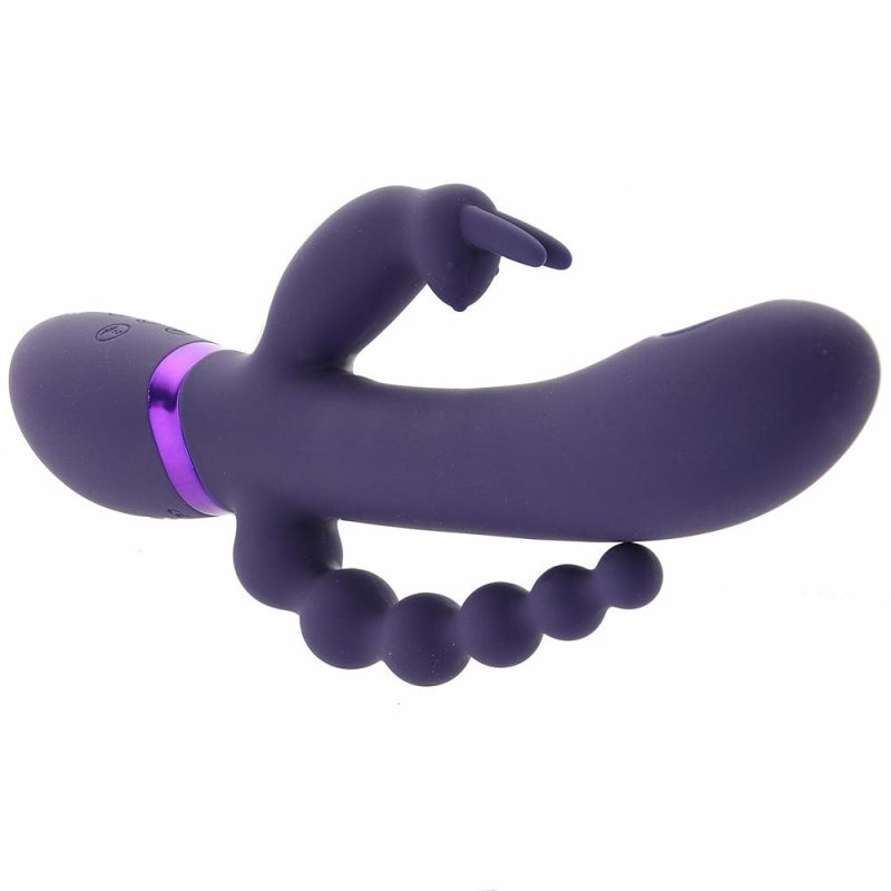 Vibrators | Rini Pulse Double Penetration Rabbit Vibe In Purple Vibrators Purple