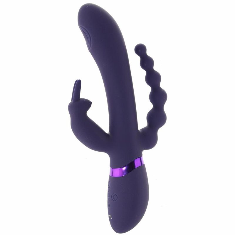 Vibrators | Rini Pulse Double Penetration Rabbit Vibe In Purple Vibrators Purple