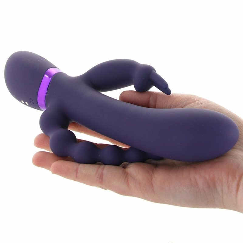 Vibrators | Rini Pulse Double Penetration Rabbit Vibe In Purple Vibrators Purple