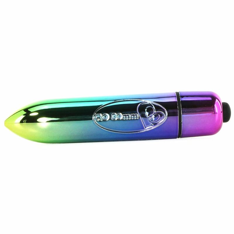 Vibrators | Ro-80Mm 7 Speed Rainbow Bullet Vibe Vibrators Blue, Gold, Green, Pink, Purple, Teal, Yellow