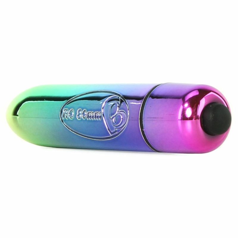 Vibrators | Ro-80Mm 7 Speed Rainbow Bullet Vibe Vibrators Blue, Gold, Green, Pink, Purple, Teal, Yellow