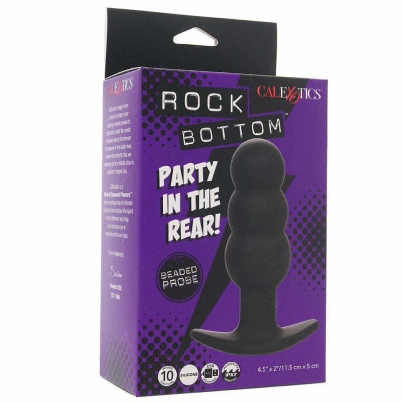 Vibrators | Rock Bottom Beaded Probe Anal Sex Toys Anal Sex Toys