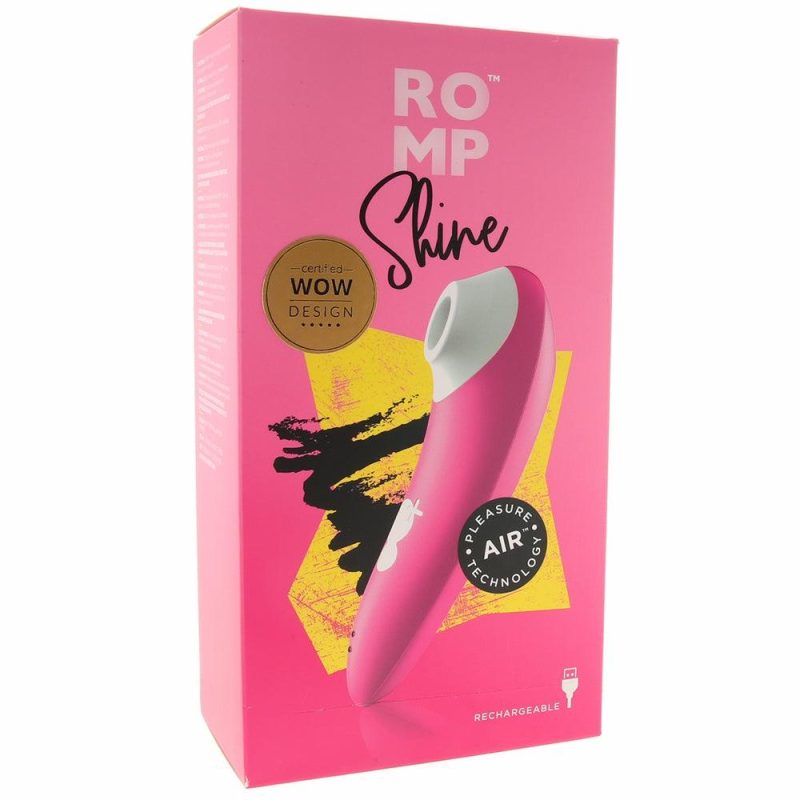 Vibrators | Romp Shine Pleasure Air Clitoral Stimulator Vibrators Pink