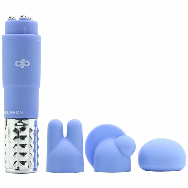 Vibrators | Rosé Revitalize Pocket Massage Vibe Kit In Periwinkle Vibrators Blue