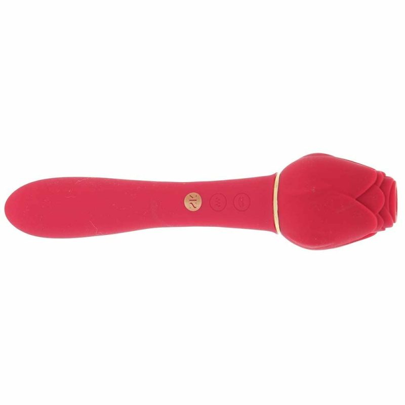 Vibrators | Rosegasm Twosome Dual Ended Suction Vibe Vibrators Red