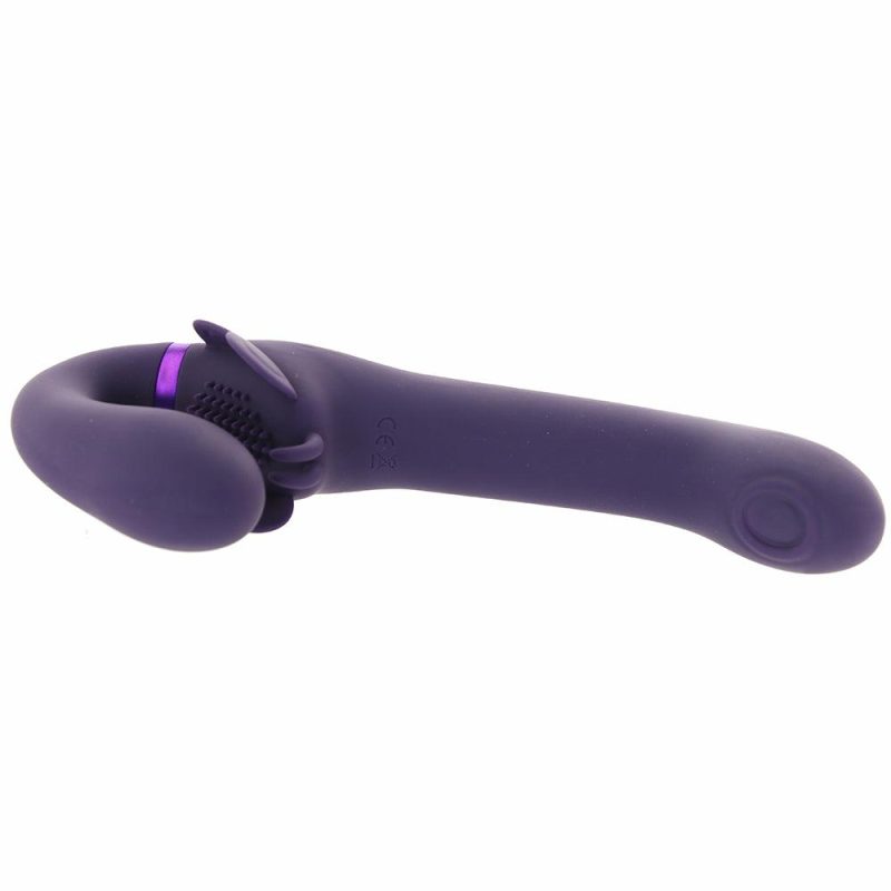 Vibrators | Satu Triple Action Pulse Wave Strapless Strap-On Dildos Dildos