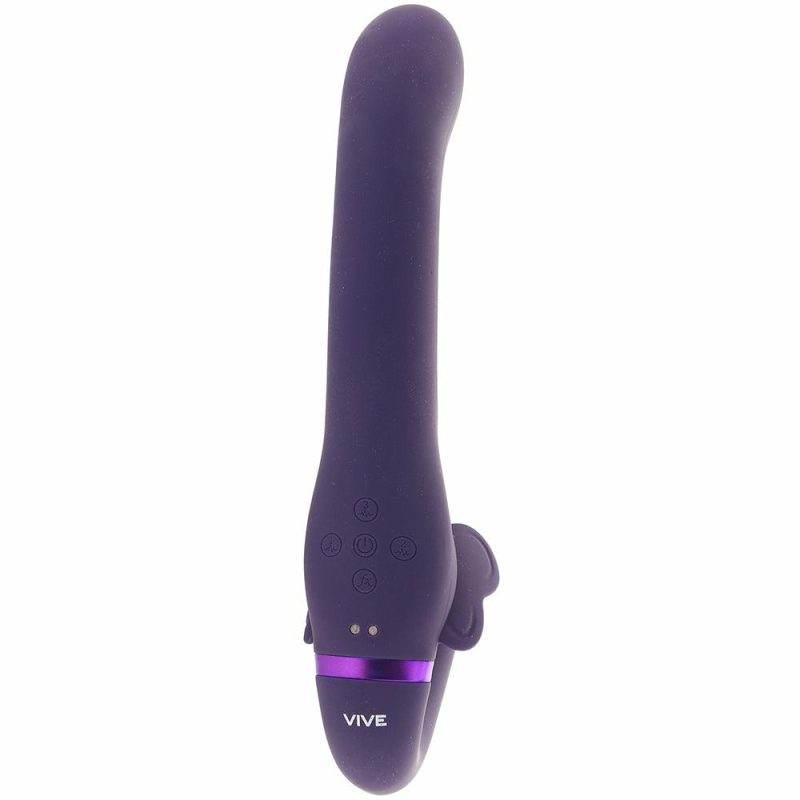 Vibrators | Satu Triple Action Pulse Wave Strapless Strap-On Dildos Dildos