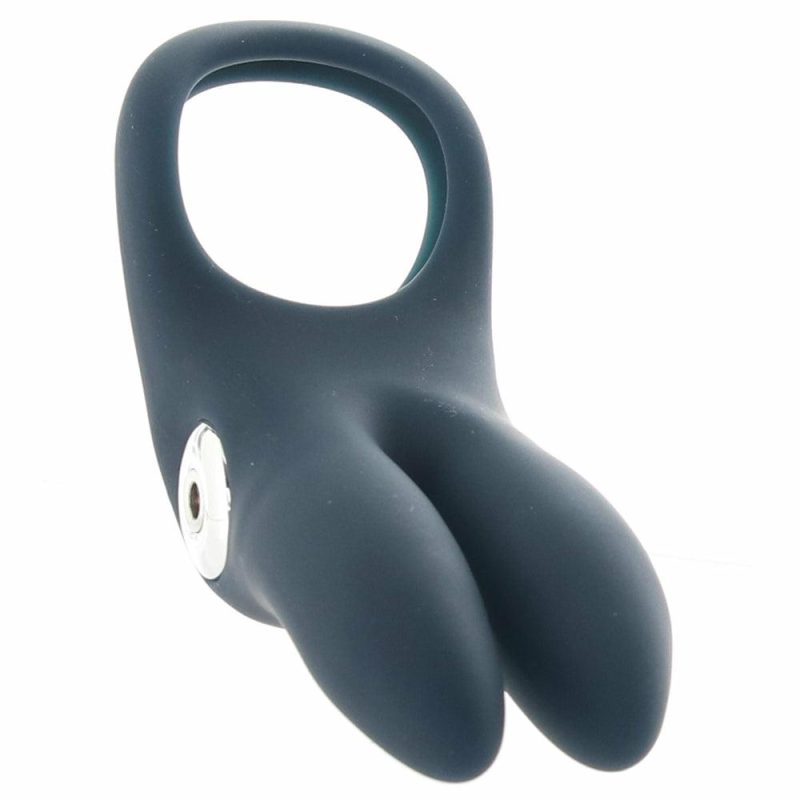 Vibrators | Sexy Bunny Vibrating C-Ring In Just Black Vibrators VeDO