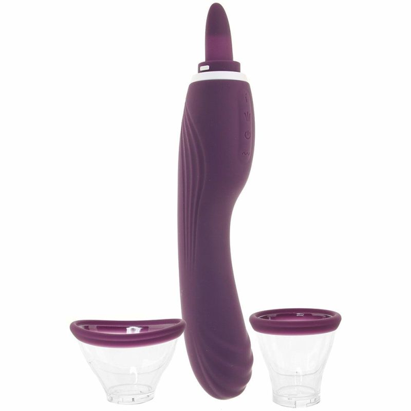 Vibrators | Shegasm Lickgasm Licking And Sucking Vibe Vibrators Purple