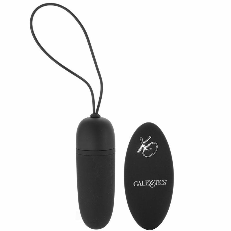 Vibrators | Silicone Remote Bullet Vibe In Black Vibrators Black