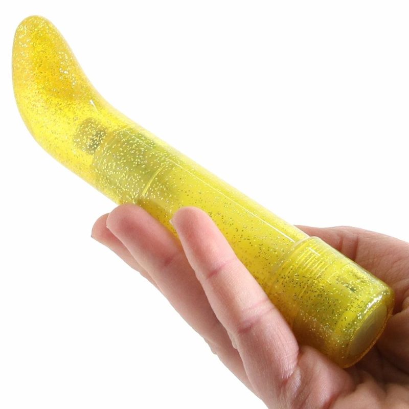 Vibrators | Sparkle Mini G-Vibe In Yellow Vibrators CalExotics