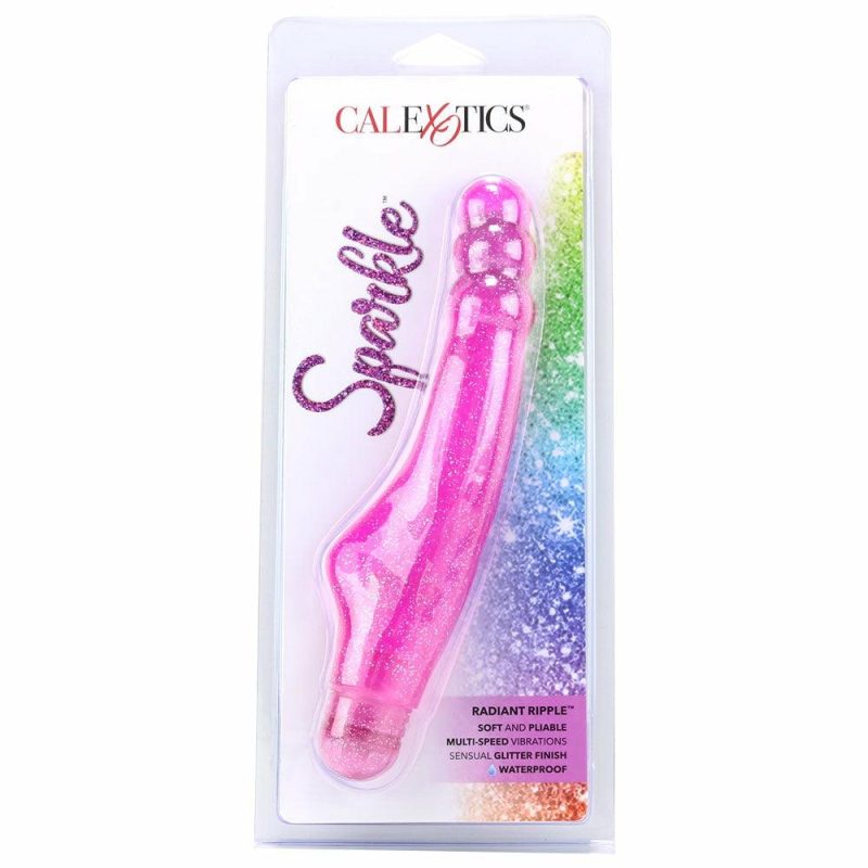 Vibrators | Sparkle Radiant Ripple Vibe In Purple Vibrators CalExotics