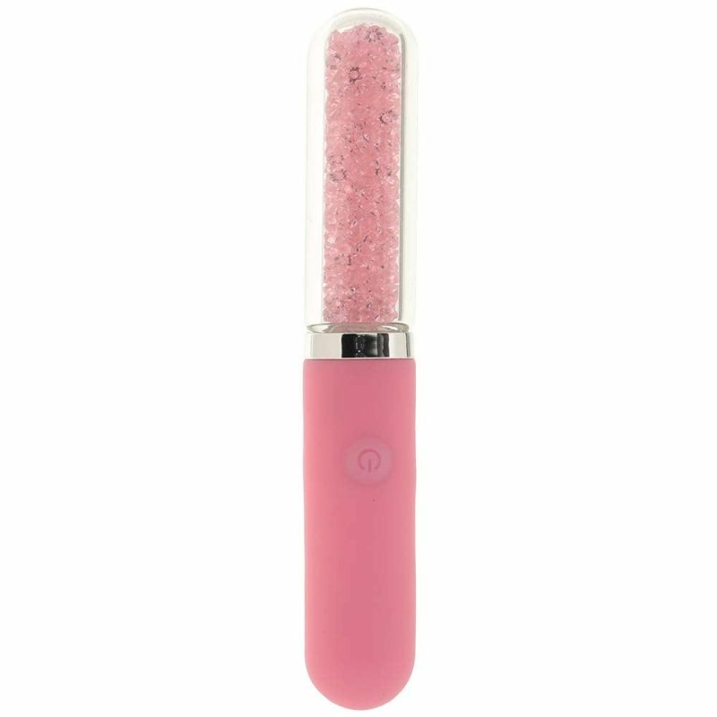 Vibrators | Stardust Posh Rechargeable Glass Vibe In Pink Vibrators ns novelties