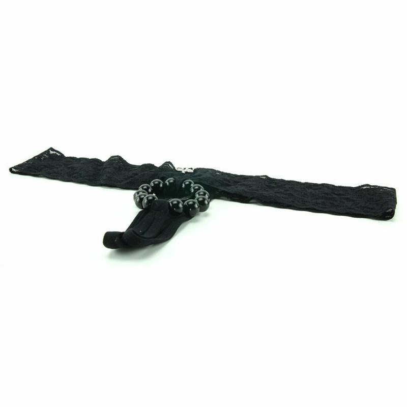 Vibrators | Stimulating Panties With Pearl Pleasure Beads In S/M Vibrators Black