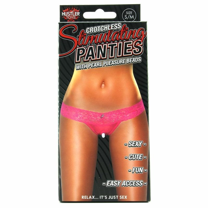 Vibrators | Stimulating Panties With Pearl Pleasure Beads Pink In S/M Vibrators Hustler