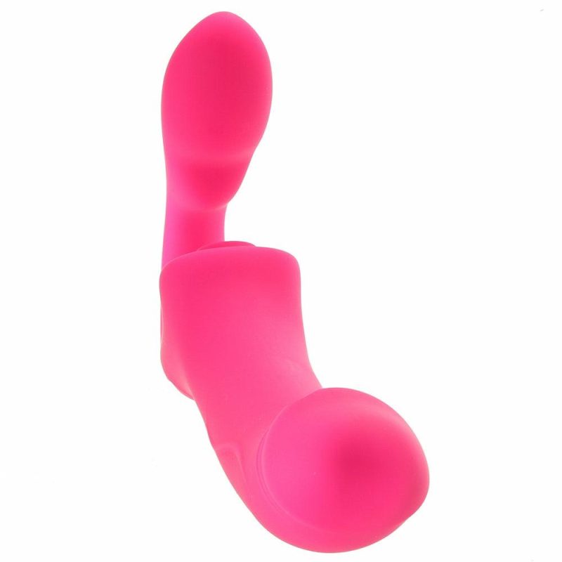 Vibrators | Strap U Mighty Licker Strapless Strap-On Vibe Vibrators Pink