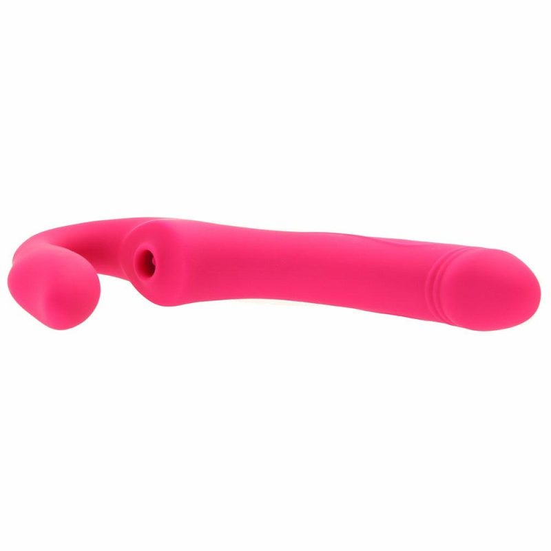 Vibrators | Strap U Mighty Licker Strapless Strap-On Vibe Vibrators Pink