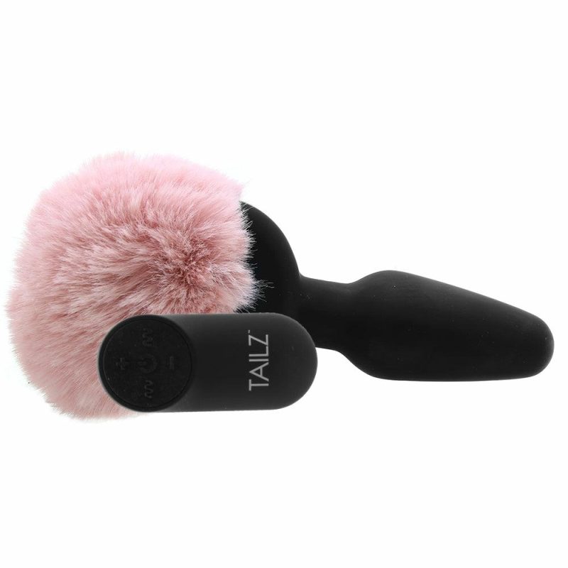 Vibrators | Tailz Vibrating Pink Bunny Tail Anal Plug Anal Sex Toys Anal Sex Toys