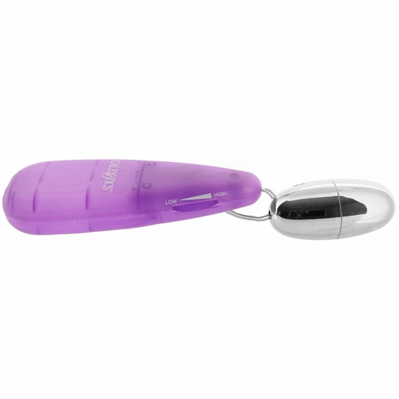 Vibrators | Teardrop Bullet Vibe In Purple Vibrators CalExotics