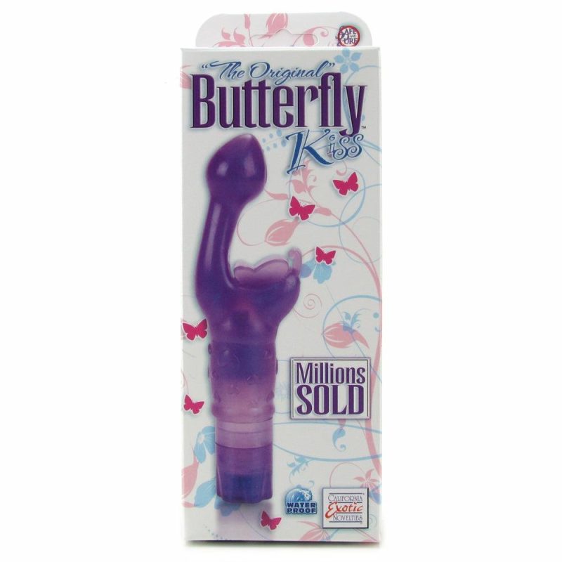 Vibrators | The Original Butterfly Kiss Vibe In Purple Vibrators CalExotics