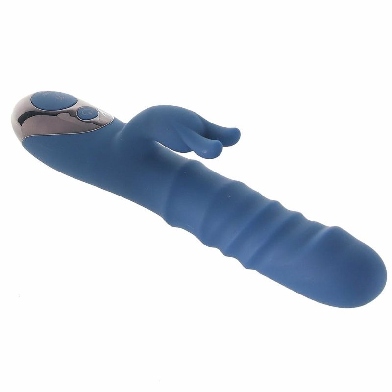 Vibrators | The Ringer Thrusting Rabbit Vibe Vibrators Blue