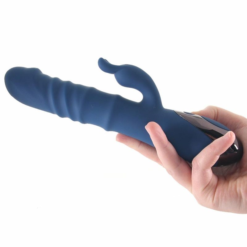 Vibrators | The Ringer Thrusting Rabbit Vibe Vibrators Blue