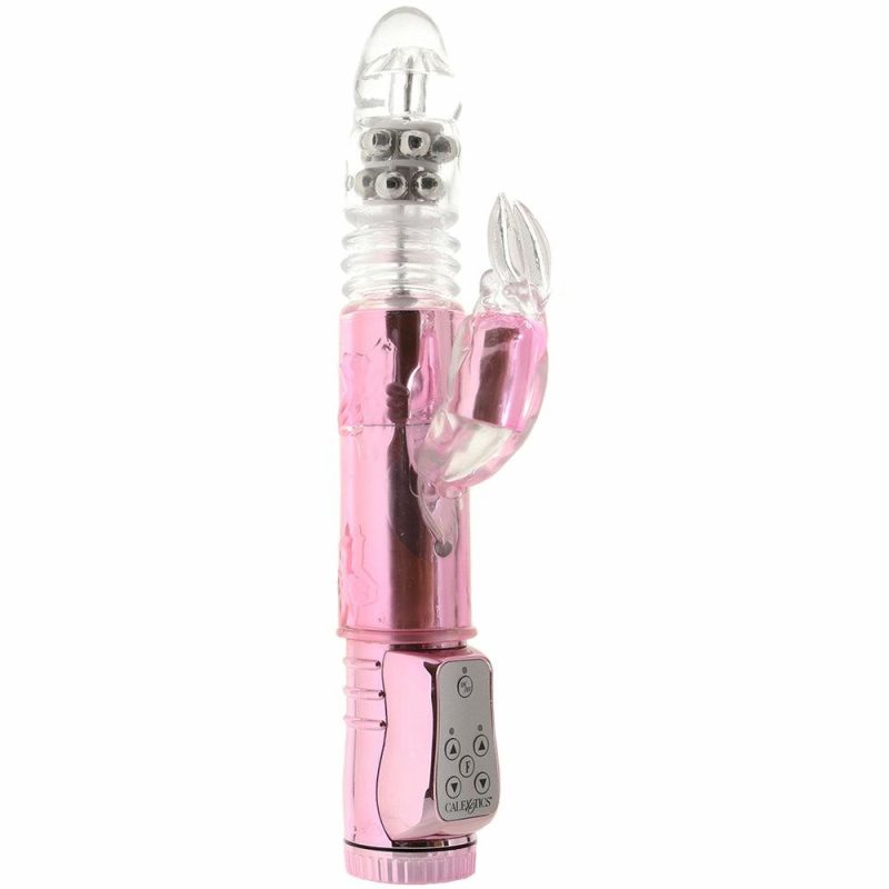 Vibrators | Thrusting Orgasm Bunny Vibe In Pink Vibrators CalExotics