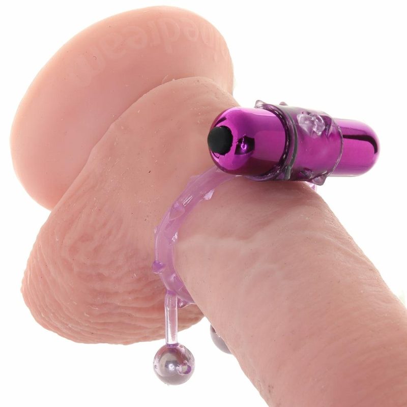 Vibrators | Triple Ball Bangin’ Vibrating Ring In Purple Vibrators Evolved Novelties