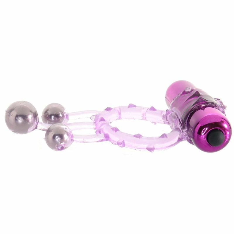 Vibrators | Triple Ball Bangin’ Vibrating Ring In Purple Vibrators Evolved Novelties