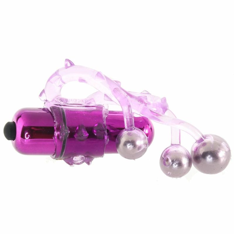 Vibrators | Triple Ball Bangin’ Vibrating Ring In Purple Vibrators Evolved Novelties