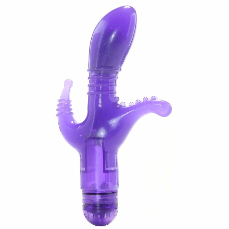 Vibrators | Triple Tease Vibe In Purple Vibrators CalExotics