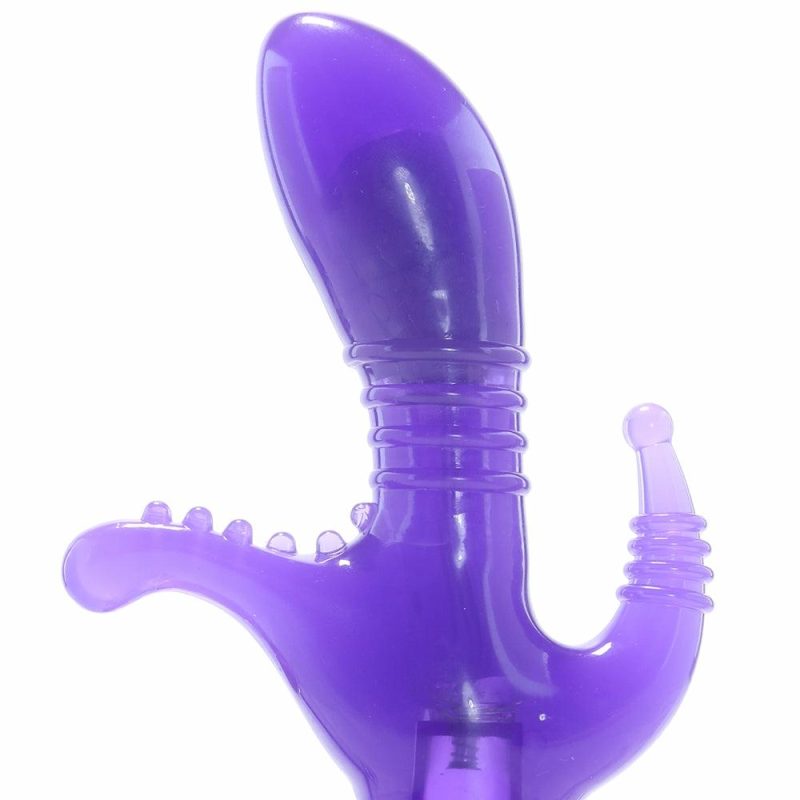 Vibrators | Triple Tease Vibe In Purple Vibrators CalExotics