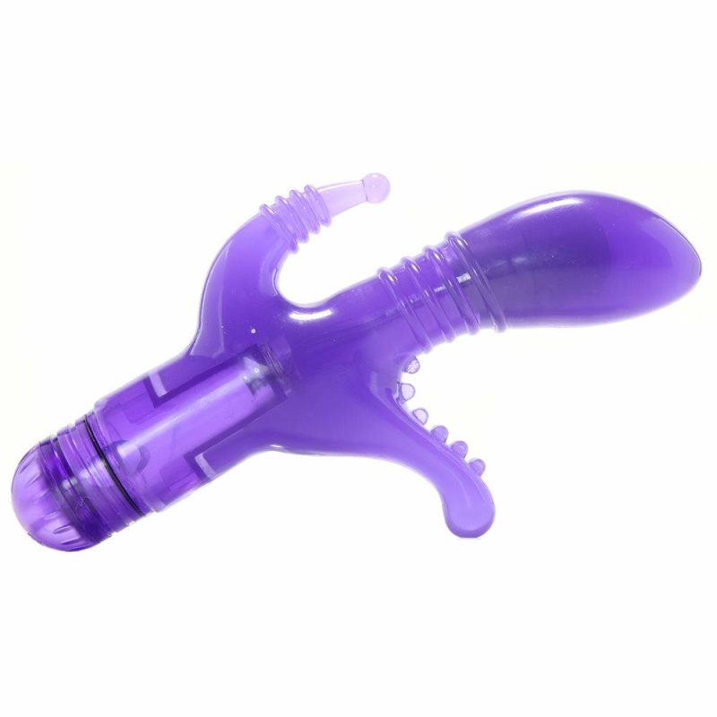 Vibrators | Triple Tease Vibe In Purple Vibrators CalExotics