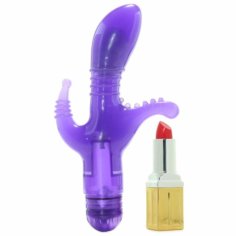 Vibrators | Triple Tease Vibe In Purple Vibrators CalExotics