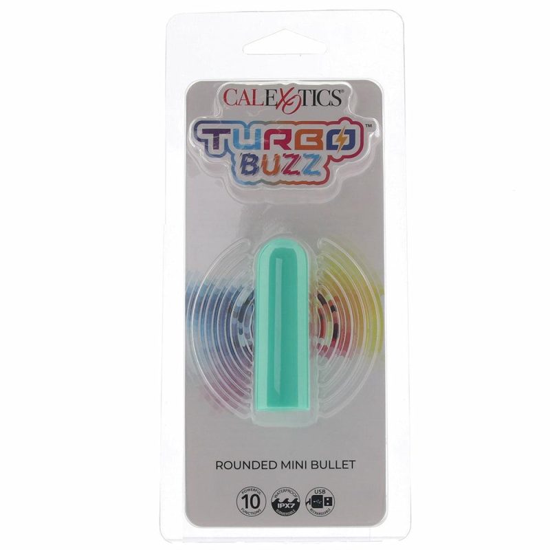 Vibrators | Turbo Buzz Rounded Mini Bullet Vibe In Green Vibrators CalExotics