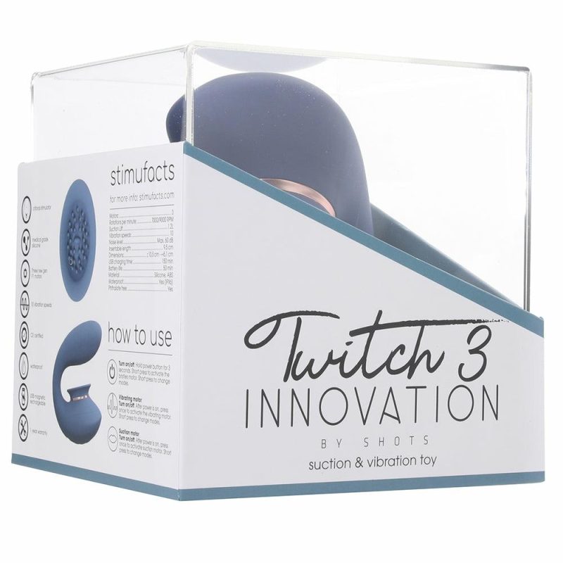 Vibrators | Twitch 3 Rechargeable Vibe In Blue Vibrators Blue