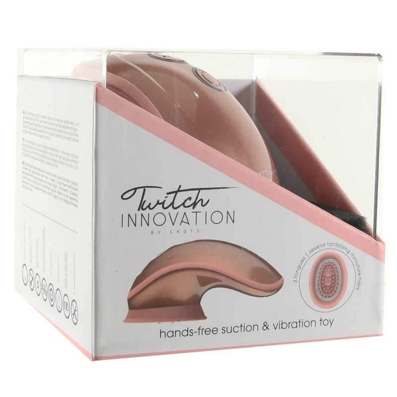 Vibrators | Twitch Innovation Hands Free Suction & Vibration Toy Vibrators Pink