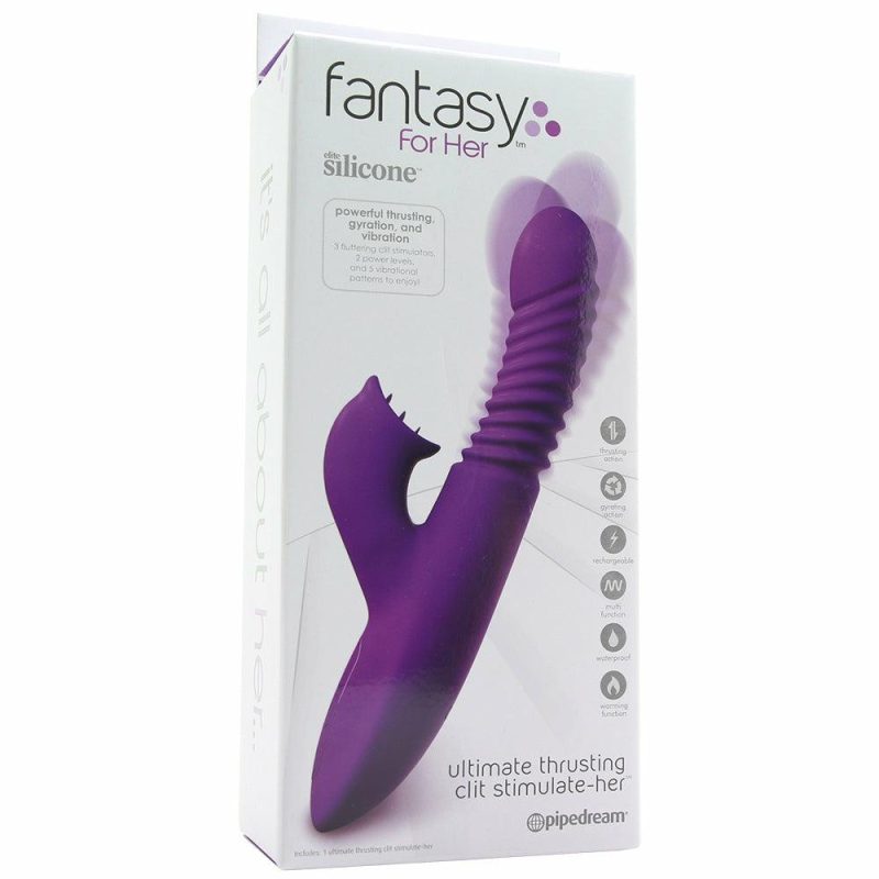 Vibrators | Ultimate Thrusting Clit Stimulate-Her Vibrators Pipedream