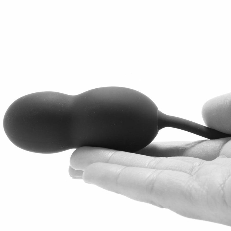 Vibrators | Ultra-Soft Kegel Balls With Wristband Remote Vibrators Black