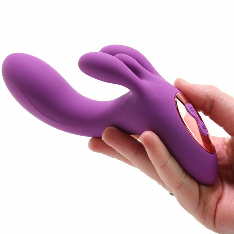 Vibrators | Vibes Of New York Triple Tickler Massager Vibe In Purple Vibrators Nasstoys