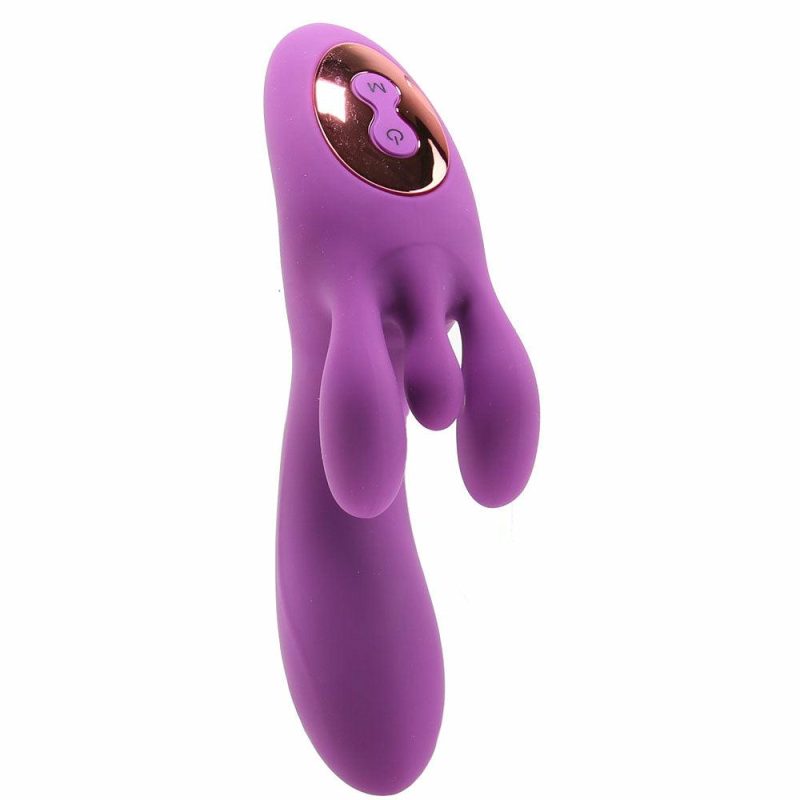 Vibrators | Vibes Of New York Triple Tickler Massager Vibe In Purple Vibrators Nasstoys