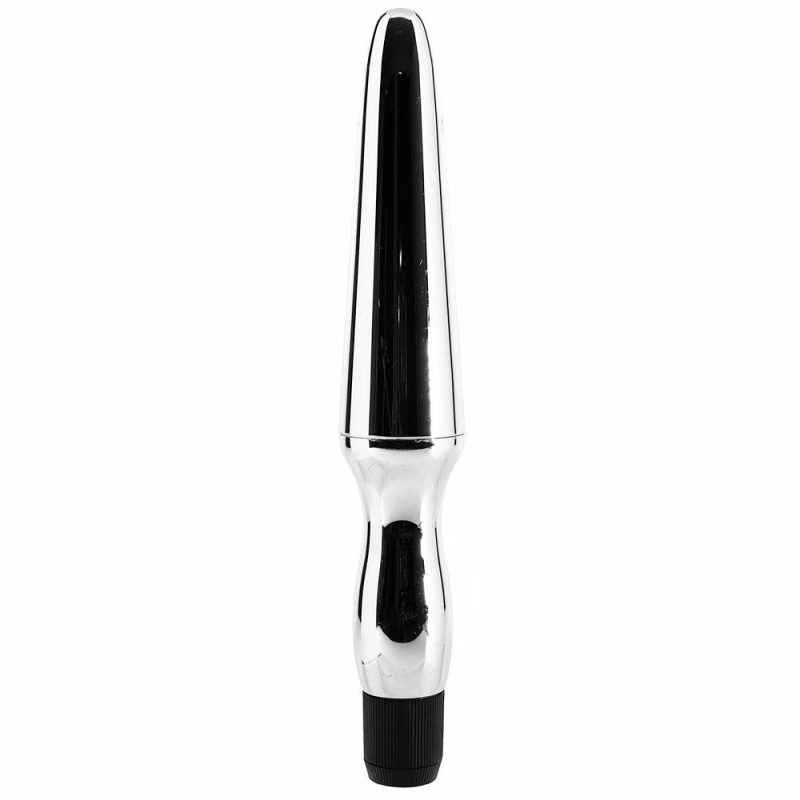 Vibrators | Vibrating Waterproof Anal Probe In Silver Anal Sex Toys Anal Sex Toys