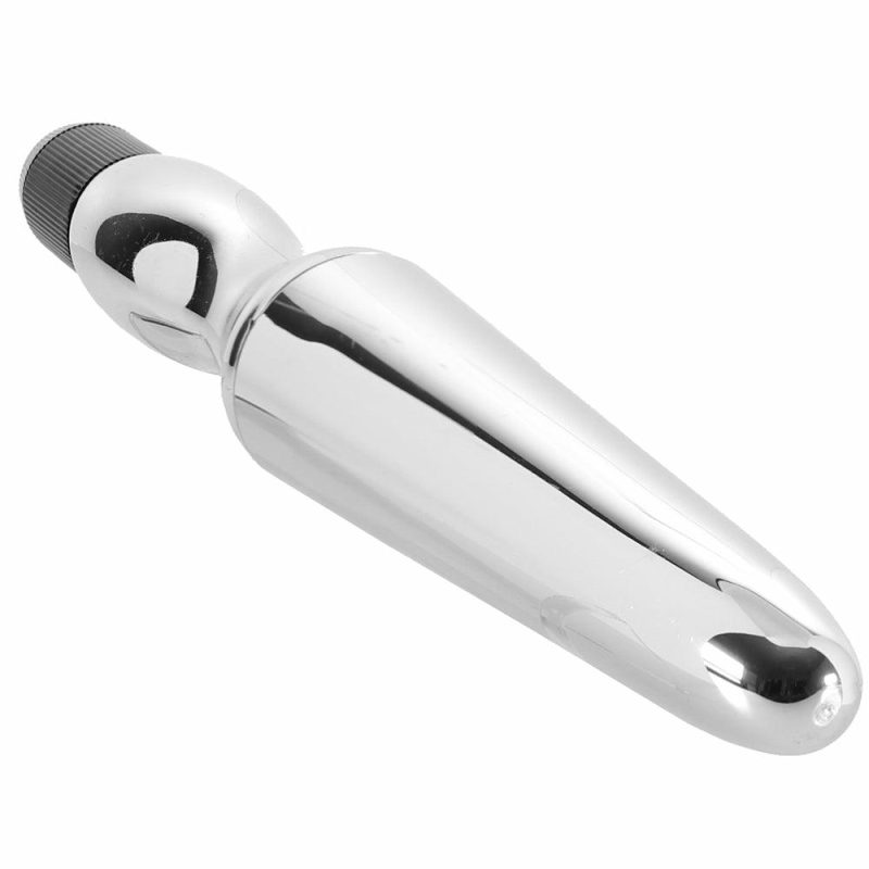 Vibrators | Vibrating Waterproof Anal Probe In Silver Anal Sex Toys Anal Sex Toys