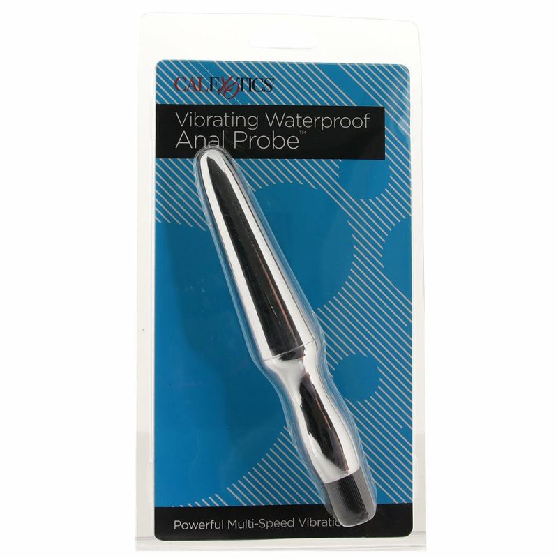 Vibrators | Vibrating Waterproof Anal Probe In Silver Anal Sex Toys Anal Sex Toys