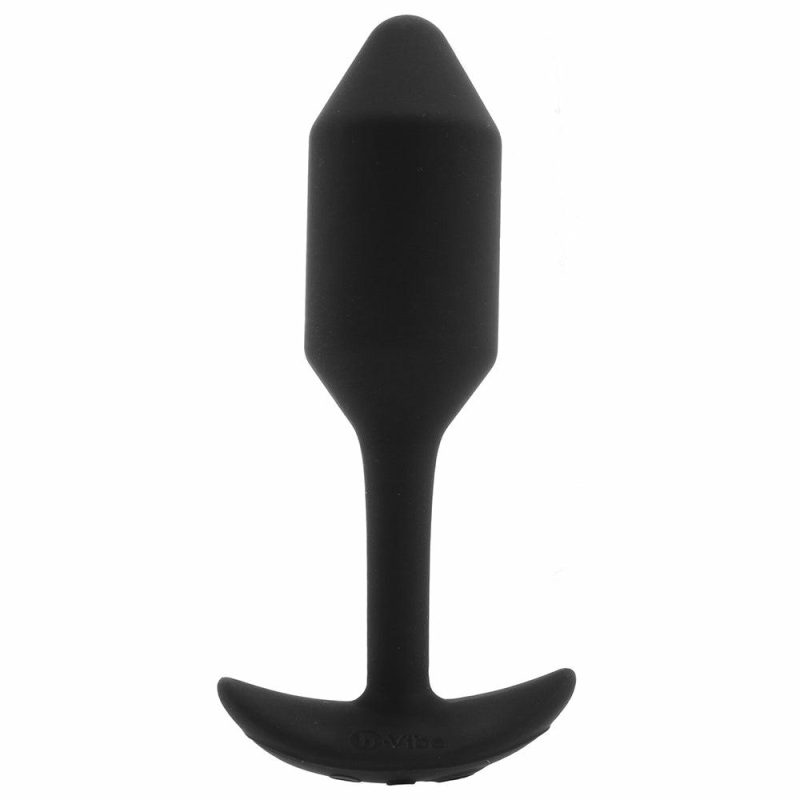 Vibrators | Vibrating Weighted Silicone Snug Plug In Medium Anal Sex Toys Anal Sex Toys