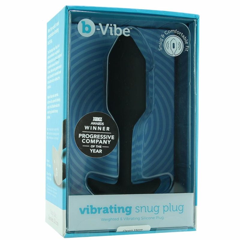 Vibrators | Vibrating Weighted Silicone Snug Plug In Medium Anal Sex Toys Anal Sex Toys