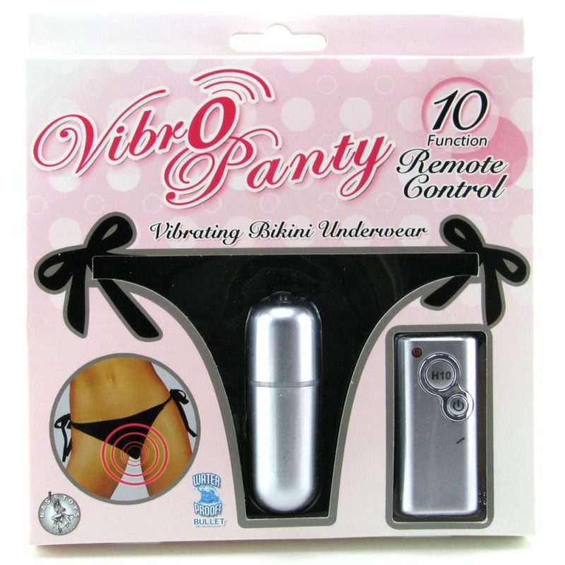 Vibrators | Vibro 10 Function Panty In Black Vibrators Black