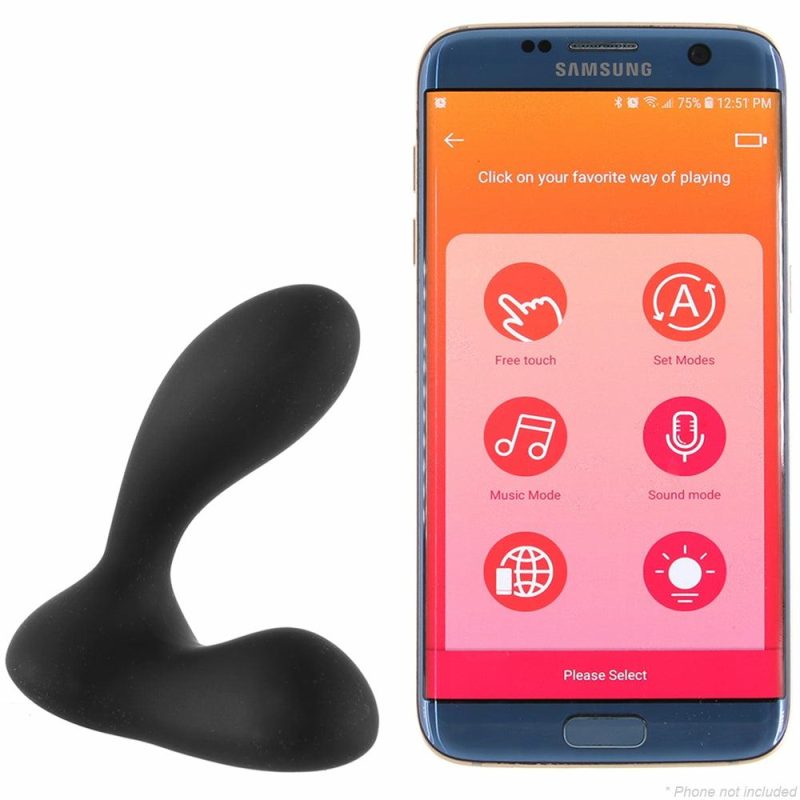 Vibrators | Vick Neo Prostate And Perineum Massager In Black Anal Sex Toys Anal Sex Toys